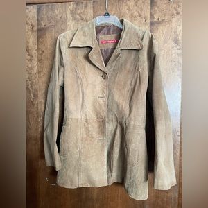 Jennifer J suede blazer